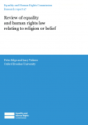 Research report 97: Review of equality and human rights law relating to religion or belief